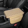 thumbnail image 2 of Riforla Upgraded Car Center Console Cover Microfiber Leather Car Armrest Cover Cushion with 2 Storage Bags Universal Car Armrest Storage Box Car Interior Accessories for Most Vehicles Car Storage Bag, 2 of 7