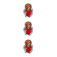 thumbnail image 2 of Maytalsory Exquisite And Fashionable Halloween Enamel Pin Brooch Gift For Gothic Jewelry Enthusiasts Pumpkin Skeleton 3Set, 2 of 6