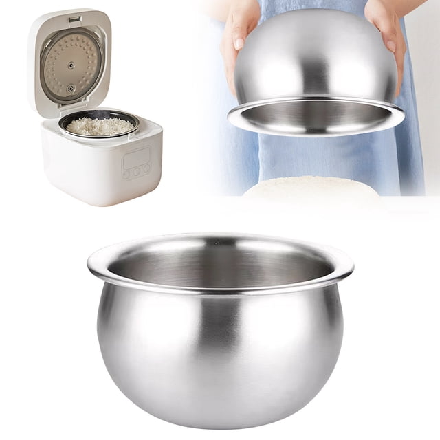 Stainless Steel Inner Pot for Rice Cooker Durable Bakeware for Cooking Rice and More in Kitchenware