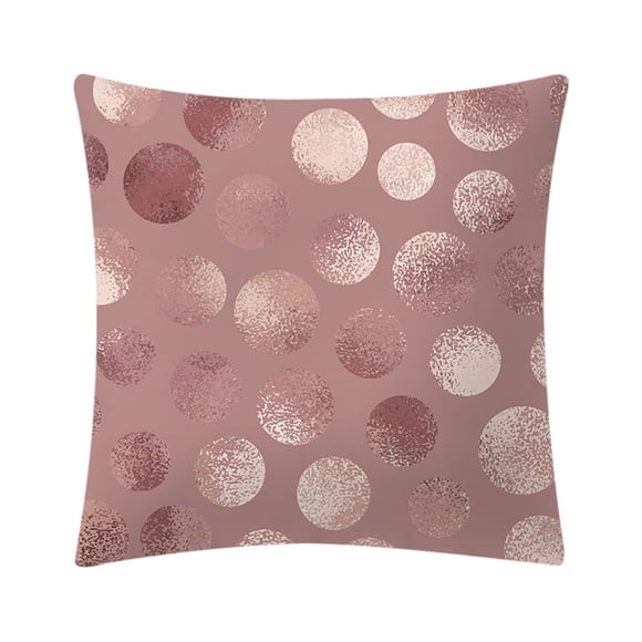 WIFKLSIIPG Rose Gold Pink Cushion Cover Square Pillowcase Home Decoratio