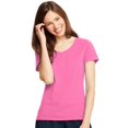 thumbnail image 1 of Hanes T-Shirt Col en V pour Femmes X-Temp, 2TG, Rose Néon Chiné, 1 of 3