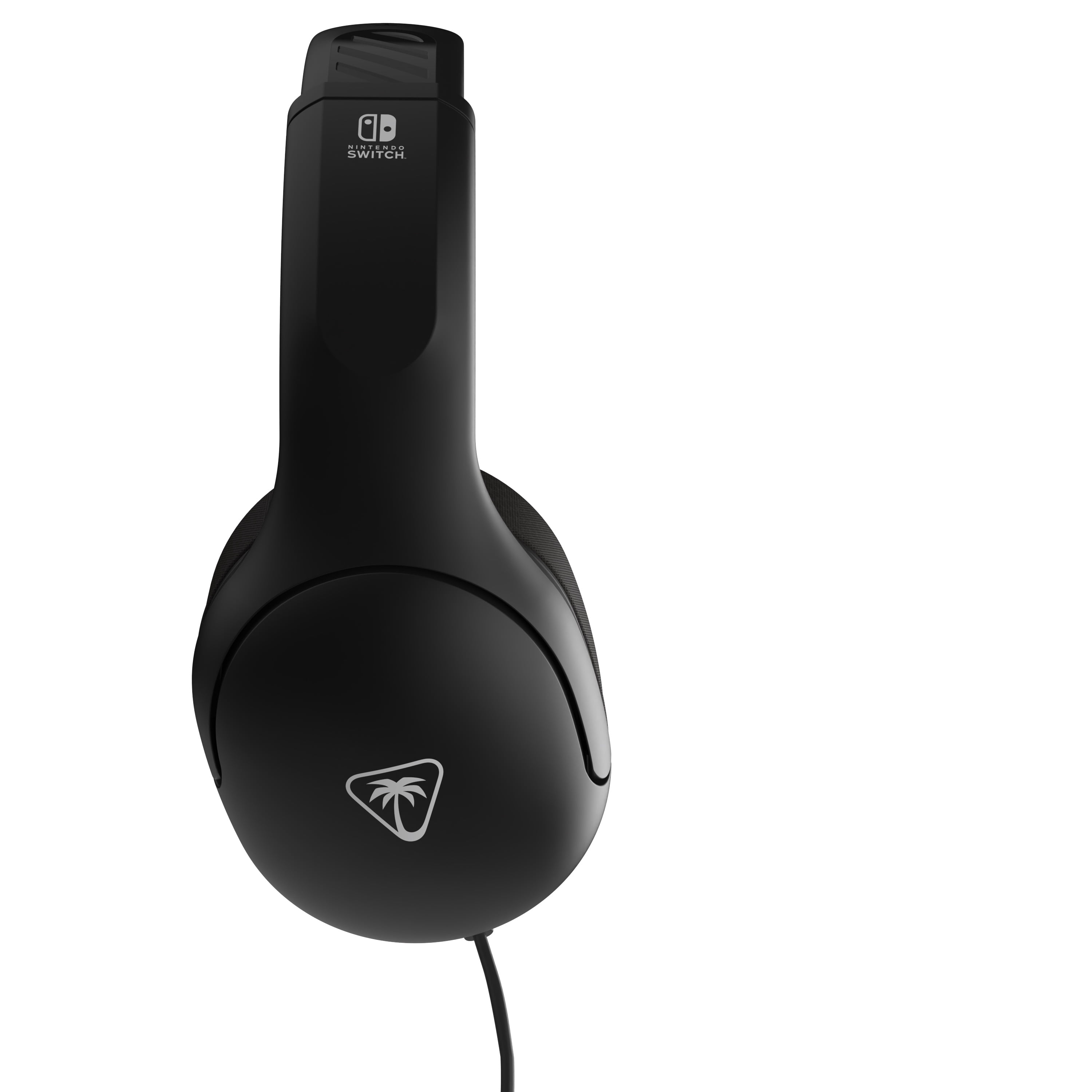 Casque gaming filaire Turtle Beach Airlite™ Fit sous licence officielle pour Nintendo Switch™, Nintendo Switch™ Lite, et Nintendo Switch™ - Modèle OLED - Microphone à bascule - Noir et blanc