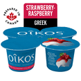 thumbnail image 2 of Oikos Greek Yogurt, Strawberry-Raspberry, 4x100g, 2 of 7