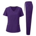 thumbnail image 3 of Sarraus pour Femmes - Ensemble de Tenue de Travail Confortable pour Médecins et Infirmières, 3 of 3