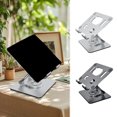 thumbnail image 4 of Support d'Ordinateur Portable Rotatif avec Base Pivotante à 360° Ergonomique, Hauteur Réglable, Conception Pliable pour un Support Stable pour Bureau, Tablette et Ordinateur, 4 of 4