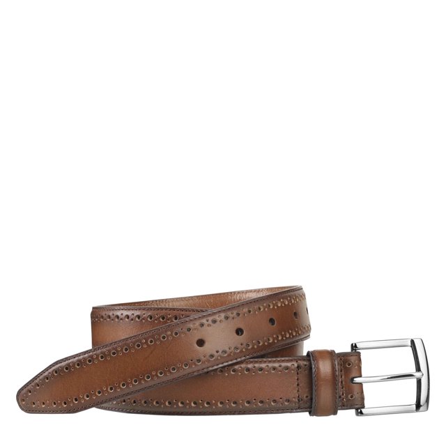 Johnston & Murphy Ceinture Perforée pour Hommes Tan 40 US