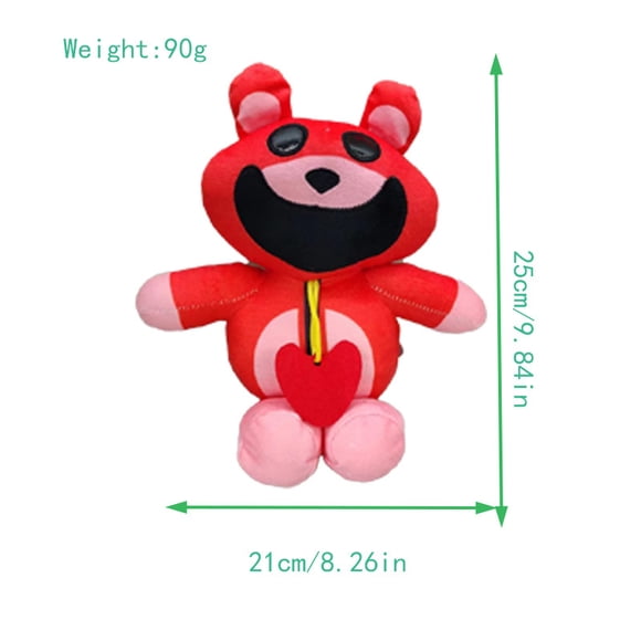 Poppy Playtime Smiling Critters Bobby BearHug Plush Toy, 9.84" Soft Stuffed Figure, Collectible Horror Character Gift for Fans