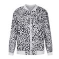 thumbnail image 4 of IROINID Blouse à Fermeture Éclair pour Femme à Manches Longues, Blouse d'Automne à Col Rond et à Manches Longues, 4 of 6