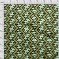 thumbnail image 3 of oneOone Cotton Poplin Fabric Chevron Flame Stitch_Printed Fabric 1 Yard 42 Inch Wide, 3 of 4