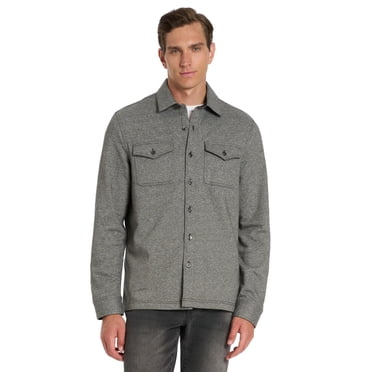Veste chemise en molleton sergé Van Heusen