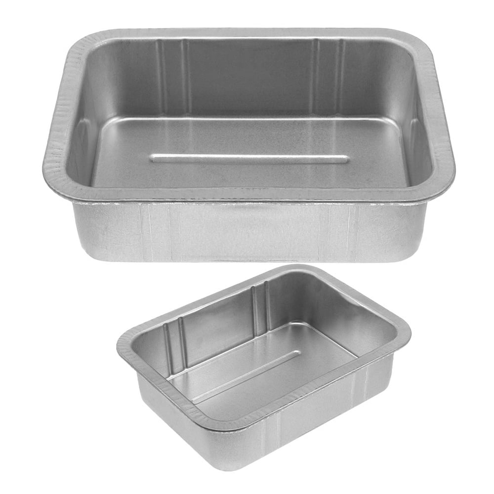 CNKOO 2pcs Car Oil Drain Pan Large Drip Pan for Car Automotive Drain Pan Engine Oil Drip Pan Oil Drip Tray Metal Oil Drain Pan Transmission Drain Pan Automotive Oil Tray
