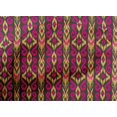 thumbnail image 4 of oneOone Coton Popeline Tissu Rayé & Tissu Imprimé Ikat Tourbillon par Yard 56 Pouces de Large, 4 of 4