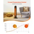 thumbnail image 3 of KFFKFF Infrared Heater, 1500W Electric Space Heater with Remote Control & 3 Speeds & 24H Timer & Multiple Security Protections, 3 of 9