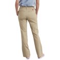 thumbnail image 2 of Dickies Womens Slim Fit Bootcut Stretch Twill Pants, 22 Regular, Desert Sand, 2 of 2