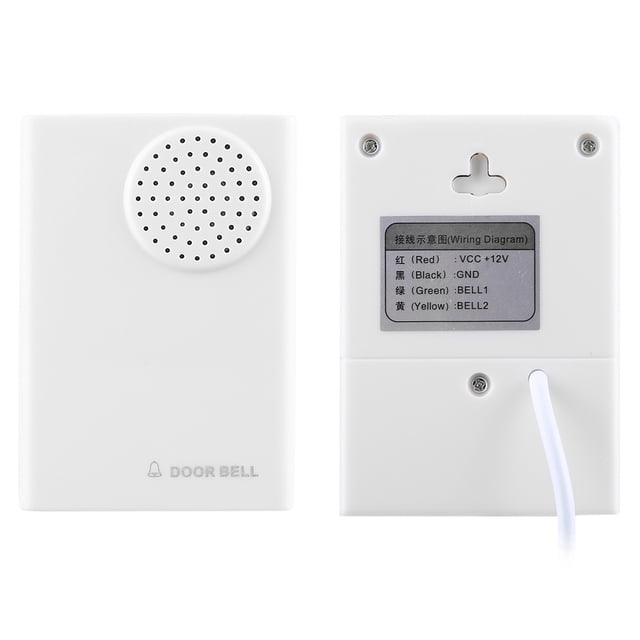 Chime, Wired Chime, 3.4 X 2.4In 12V Power Supply Villas For Business Institutions Access Control Systems Residence Community Home Hotels