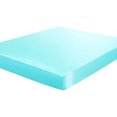 thumbnail image 1 of Unique Bargains Satin Fitted Sheet with Deep Pocket Luxury Smooth, 1 of 7