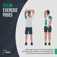 thumbnail image 4 of FitMate Stretching Workout Exercise Poster - Workout Routine with Free Weights, Home Gym Decor, Room Guide (20 x 30 Inch), 4 of 5