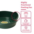 thumbnail image 3 of Little Giant Poêle Utilitaire Plate de 3 Gallons pour Aliments du Bétail, Verte (Lot de 2), 3 of 6