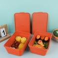 thumbnail image 4 of Portable Lunch Box, Food Storage Container With Lid, Leakproof Food Preparation Container, Reusable Dishwasher-safe, For Home Office School Picnics, ABS Material, 4 of 7