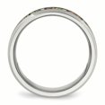 thumbnail image 2 of Bague pour Homme en Acier Inoxydable Poli avec Opale Imitation 8 mm Taille 7,5, 2 of 6