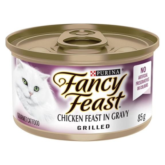 Fancy Feast Grillé – Festin de Poulet en Sauce Nourriture pour Chats
