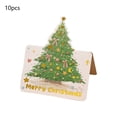 thumbnail image 1 of Gift Cards Christmas Christmas Tree Print Greeting Card for Florists, Bakeries, Gift Giving, Small Card, Information Card Small Christmas Tree, 1 of 6