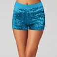 thumbnail image 2 of Shorts à Sequins pour Femmes, Hot Pants Disco, Mini Short Jazz Brillant, Extensible, Danse, 2 of 5