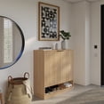 thumbnail image 3 of Nexera Porto Entry Cabinet, Natural Blonde Oak, 3 of 7