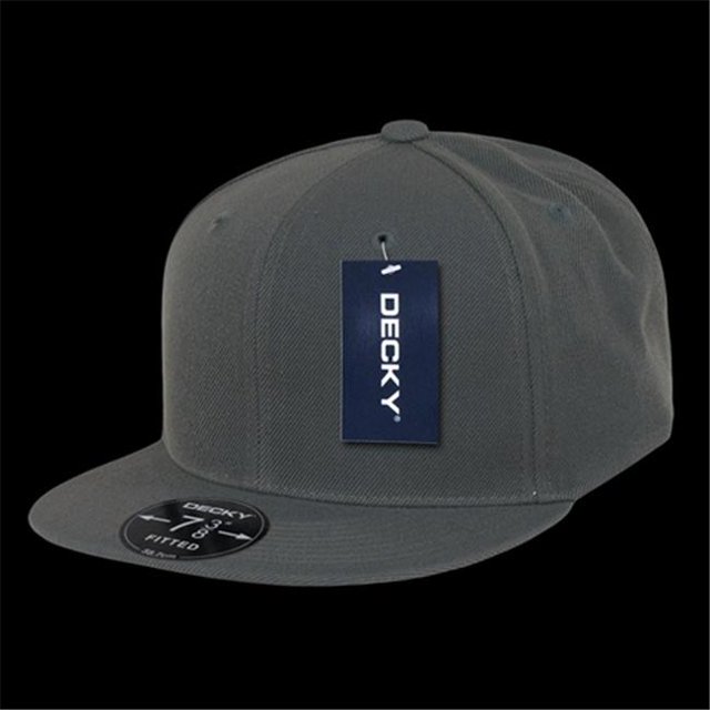 Decky RP1-PL-CHA-23 Retro Fitted Caps Charcoal - 7