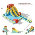 thumbnail image 4 of Costway Inflatable Dual Slide Water Park Climbing Bouncer W/ 735W Blower, 4 of 10