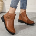 thumbnail image 4 of Styesk Boots for Women Winter Thick Bottom Boots Female Boots But Knee Thin Within The High Boots Water Proof Boots Round Toe Rider Boots Work Boots for Women, 4 of 7