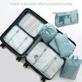 thumbnail image 3 of Luggage Packing Cubes for Travel Packing Cubes 8 Sets Travel Luggage Organizers Include Waterproof Shoe Storage Bag Convenient Packing Pouches For Travellers, 3 of 9