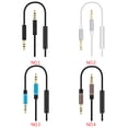 thumbnail image 3 of Ruiboury Car Stereo AUX Cable Computer Headphone Handsfree Phone Call Wire Control 3 .5mm Audio Cord black 1Set, 3 of 6