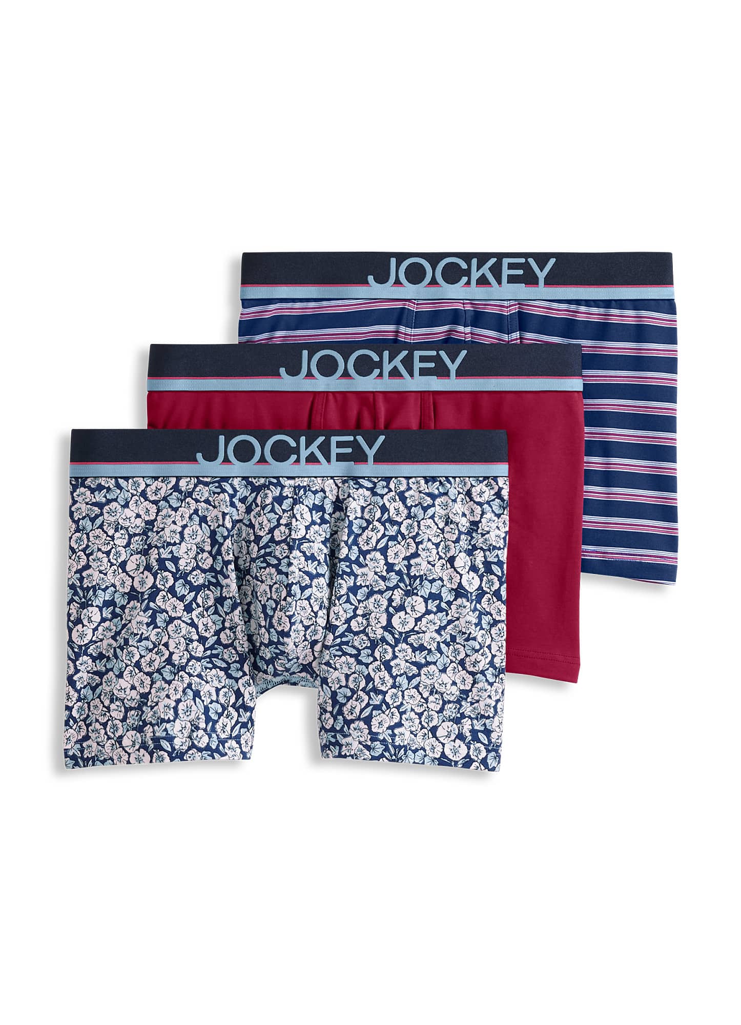 Jockey True Style 4" Trunk - 3 Pack