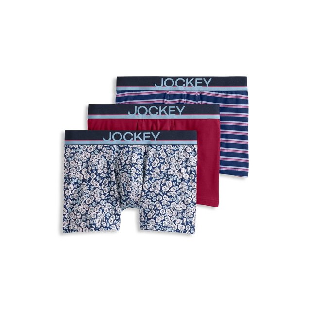 Jockey True Style 4" Trunk - 3 Pack