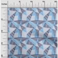 thumbnail image 2 of oneOone Polyester Spandex Turquoise Blue Fabric Tribal Craft Projects Decor Fabric Printed By The Yard 56 Inch Wide, 2 of 4