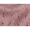 thumbnail image 4 of oneOone Viscose Jersey Peach Fabric Geometric Craft Projects Decor Fabric Printed By The Yard 60 Inch Wide-V2O, 4 of 5