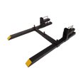 thumbnail image 1 of INTBUYING Fourchettes de Palette 1500 Lb Fourchettes de Palette avec Barre Stabilisatrice Réglable Accessoire de Fourche pour Direction Antidérapante, 1 of 5