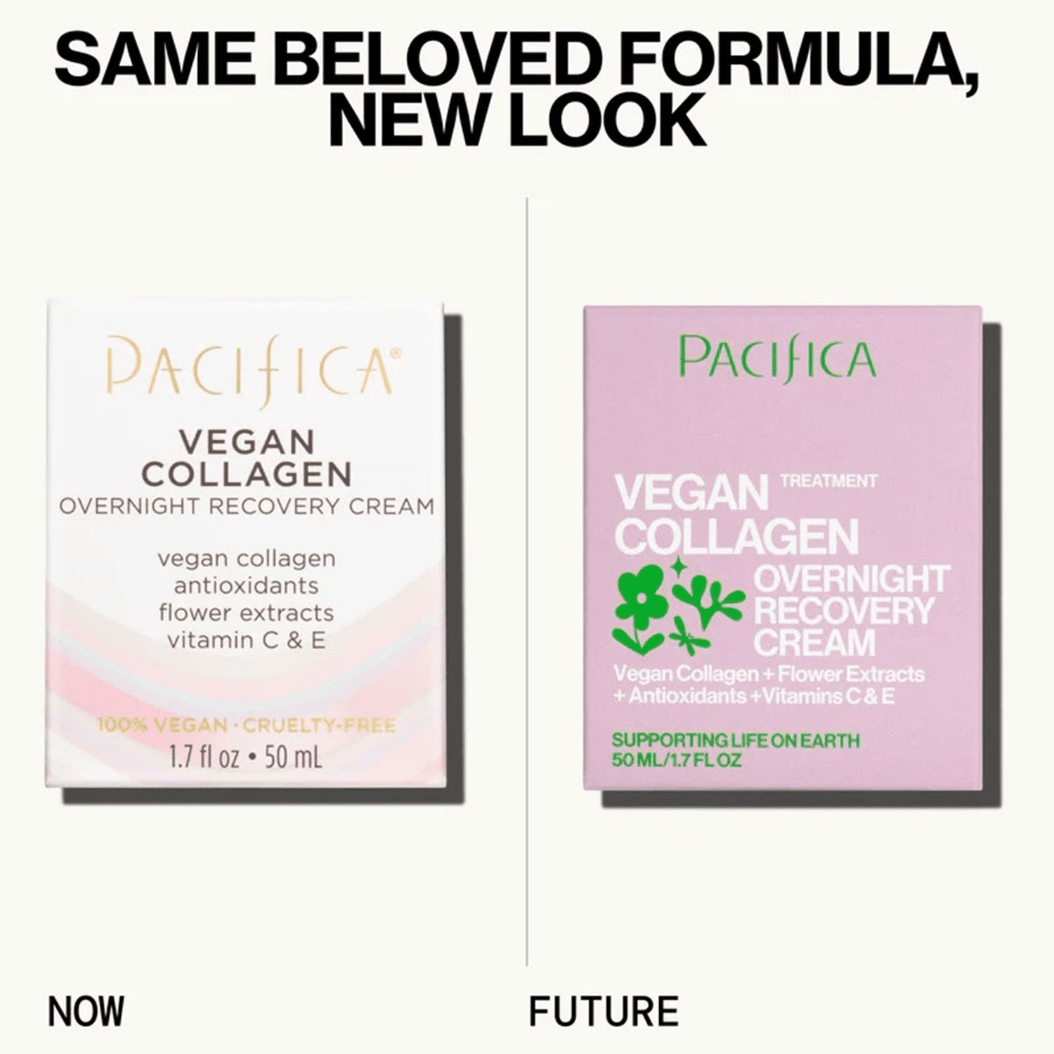 Pacifica - Vegan Collagen Overnight Recovery Cream - 50ml