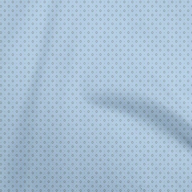 oneOone Rayon Baby Blue Fabric Stripes Sewing Craft Projects Fabric Prints By Yard 56 Inch Wide
