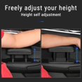 thumbnail image 4 of Estbridge Car Accessories Car Armrest Pad Left Elbow Support General Leather Booster Pad Central Armrest Box Adjust Armrest, 4 of 8