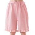 thumbnail image 1 of Timegard Baby Girl Clothes Cute Ruffle Loose Comfy Pjs Shorts Summer Casual Solid Color Cotton Shorts, 1 of 5