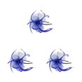 thumbnail image 3 of pitrice 1/2/3/5 Maille Fascinator Femmes Coiffe Prom Maquillage Nuptiale Scène Réglable Performance Photo Coiffe Fille Bande de Cheveux Violet Foncé 3PCS, 3 of 6