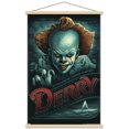 thumbnail image 1 of IT - Pennywise Derry Wall Poster, 14.725" x 22.375" Framed, 1 of 4