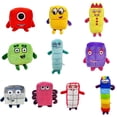 thumbnail image 2 of Bingirl Cartoon Numberblocks Plush Doll Toy Stuffed Children Educational Number Blocks Toys For Kids, 2 of 7