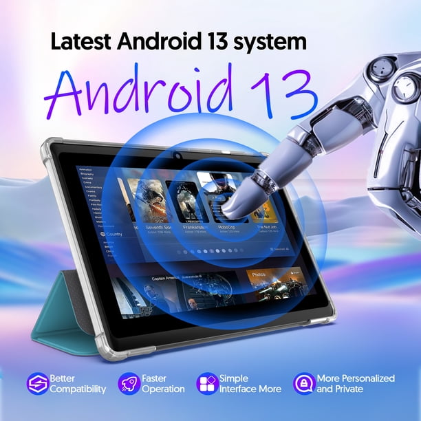 FITIFUN 7 inch Android Tablet with Case, 4(2+2)GB RAM 32GB ROM