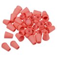 thumbnail image 1 of Unique Bargains Bell End Stopper, Cord Rope Lock for Drawstring Bag, Dark Pink 50 Pack, 1 of 5