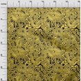 thumbnail image 3 of oneOone Polyester Spandex Yellow Fabric Moire Fabric For Sewing Printed Craft Fabric By The Yard 56 Inch Wide, 3 of 4