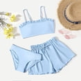 thumbnail image 4 of MIASHUI Girls Swimsuit 2-Piece Bathing Suit Summer Beach Swimwear,Light Blue,10-12 Years, 4 of 4