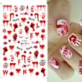 thumbnail image 3 of TopLLC Nail Stickers Nail Sticker Europe And America Halloween Halloween Red Matching Sticker Nail stickers, 3 of 8
